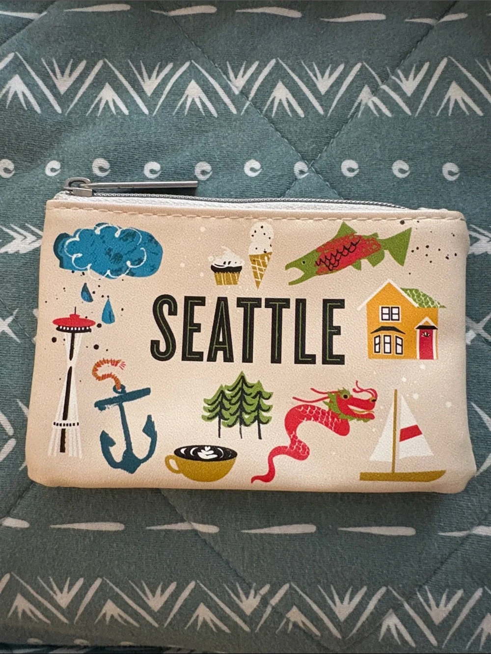 STARBUCKS ‘Seattle’ Card Holder Key Ring Coin Pouch